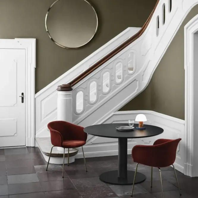 Lustro Ścienne Sillon Sh5 Srebrne Andtradition