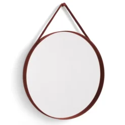 Lustro Ścienne Strap 70 Cm Czerwone Hay
