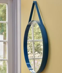 Lustro Ścienne Strap 70 Cm Niebieskie Hay