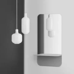 Lustro Horizon Prostokątne Pionowe Szare Normann Copenhagen