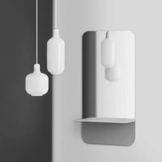 Lustro Horizon Prostokątne Pionowe Szare Normann Copenhagen