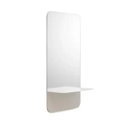 Lustro Horizon Prostokątne Pionowe Białe Normann Copenhagen