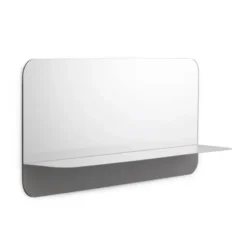 Lustro Horizon Prostokątne Poziome Szare Normann Copenhagen