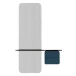 Lustro One More Look Ciemny Dąb Petrol Blue Umage
