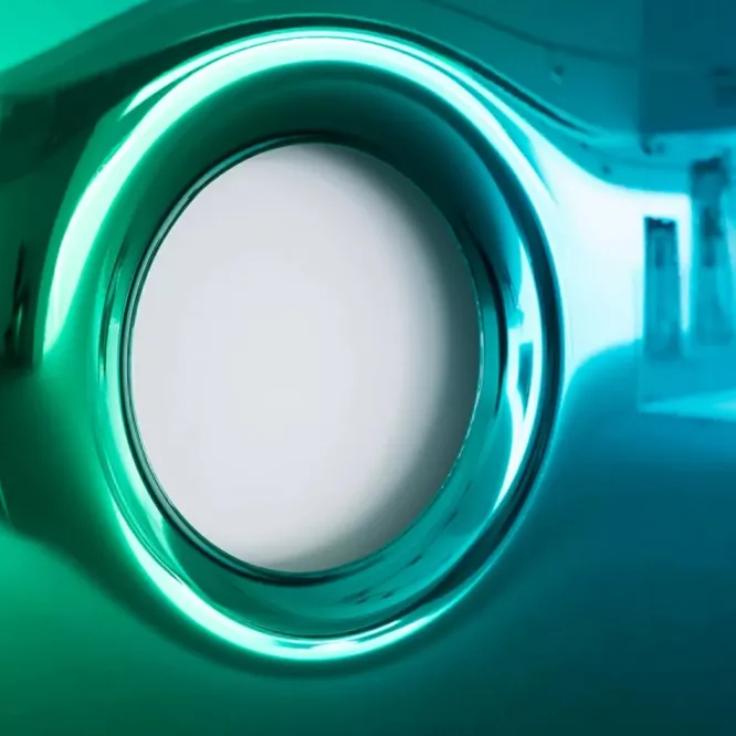 Lustro Rondo 150 Cm Gradient Emerald Sapphire Zieta