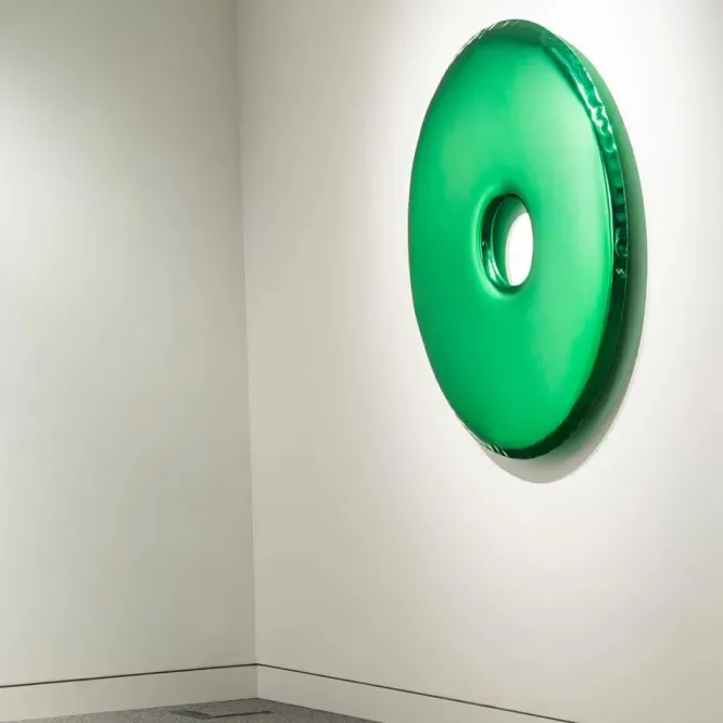 Lustro Rondo 75 Cm Gradient Emerald Zieta