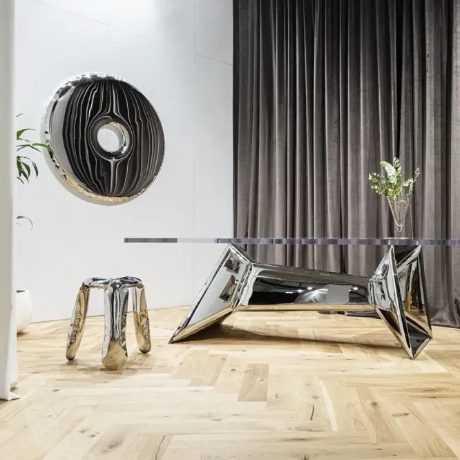 Lustro Rondo 120 Cm Inox Zieta