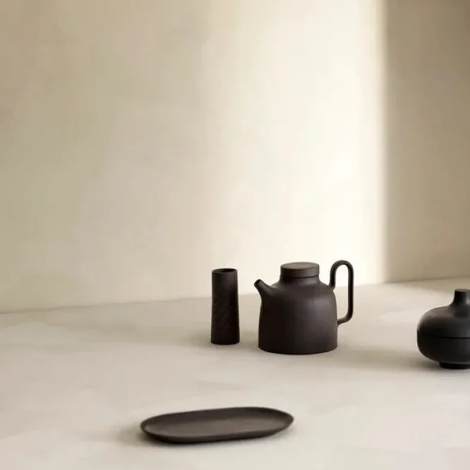 Misa Z Pokrywką Sand Secrets 12 Cm Czarna Design House Stockholm