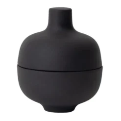 Misa Z Pokrywką Sand Secrets 8 Cm Czarna Design House Stockholm