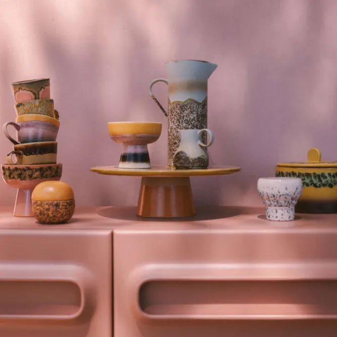 Miska Ceramiczna Tapas Na Nóżce 70S Dunes Hkliving