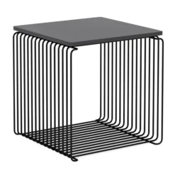 Moduł Panton Wire 34,8 × 34,8 × 34,8 Cm Z Półką Czarny Montana
