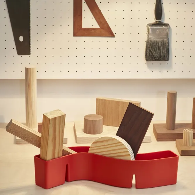 Organizer Biurkowy S-Tidy Czerwony Vitra
