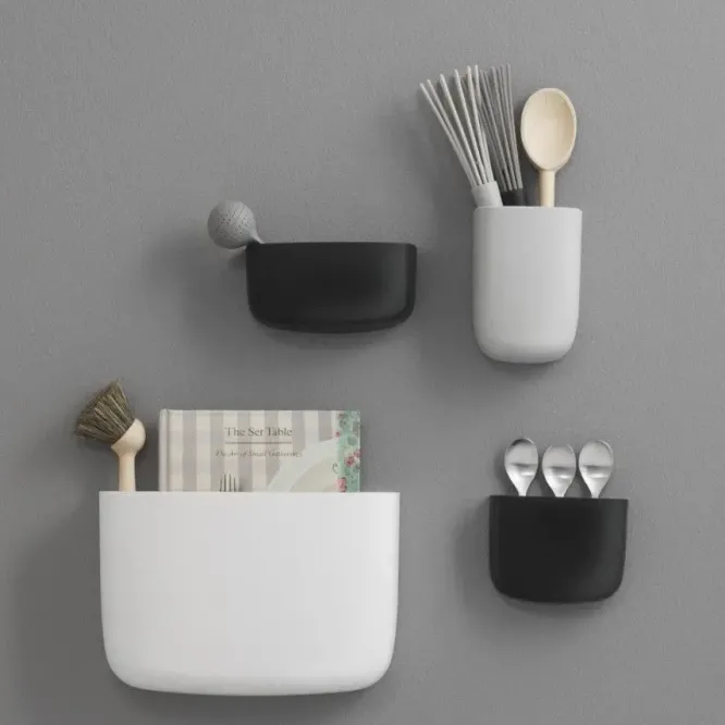 Organizer Ścienny Pocket 2 Czarny Normann Copenhagen