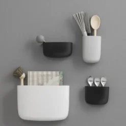Organizer Ścienny Pocket 2 Jasnoszary Normann Copenhagen