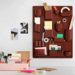 Organizer Ścienny Uten.silo Re Ii Czerwony Vitra