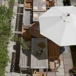 Parasol Ogrodowy Messina 300 Cm Off-White Skagerak