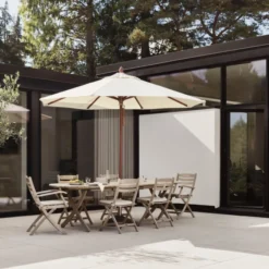 Parasol Ogrodowy Messina 300 Cm Off-White Skagerak
