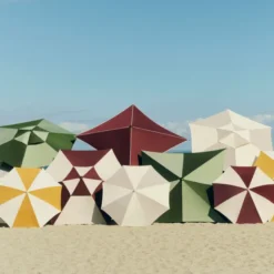 Parasol Ogrodowy Terrazza Hexagon Ochra Hay