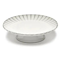 Patera Na Ciasto Inku 24 Cm Biała Serax
