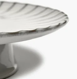 Patera Na Ciasto Inku 24 Cm Biała Serax