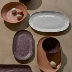 Patera Shape 2 Szt. Mała Jasnoszara Broste Copenhagen