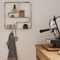 Półka Curva 45 Cm Srebrna Aytm