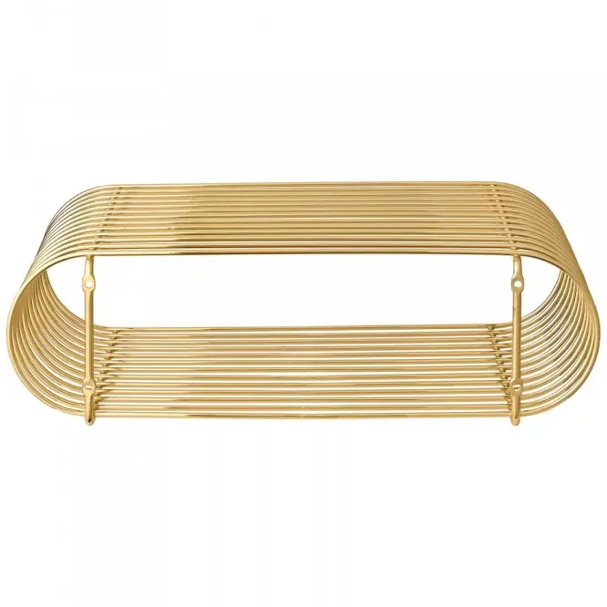 Półka Curva 40 Cm Złota Aytm