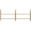 Półka Strap Living 06 Dąb Bielony - Skóra Cognac Bolia