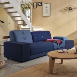 Pled Colour Block Czarno-Niebieski Vitra
