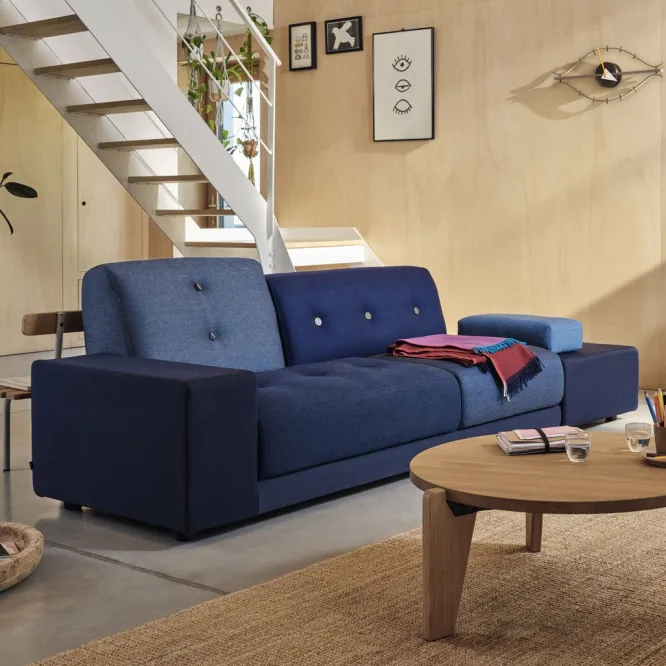 Pled Colour Block Czarno-Niebieski Vitra