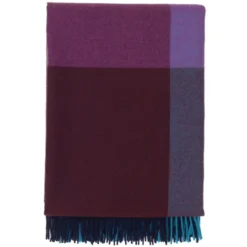 Pled Colour Block Niebiesko-Bordowy Vitra