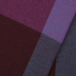Pled Colour Block Niebiesko-Bordowy Vitra