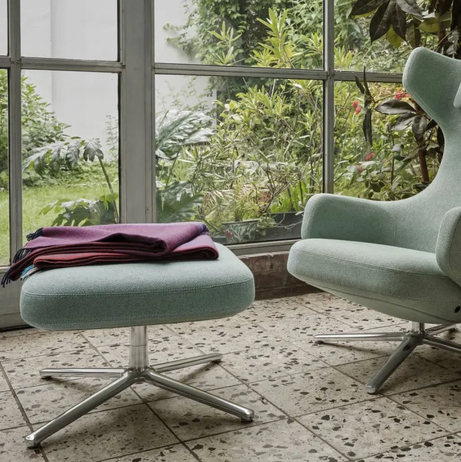 Pled Colour Block Niebiesko-Bordowy Vitra