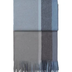 Pled Manhattan Steel Blue-Dusty Ocean Elvang