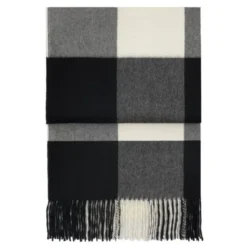Pled Whisper Black-Cream Elvang