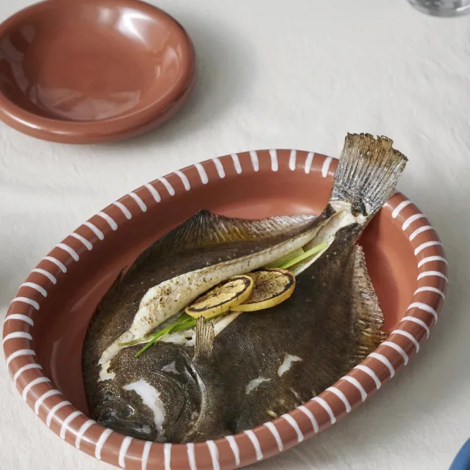 Półmisek Barro 27 Cm Brązowy Hay