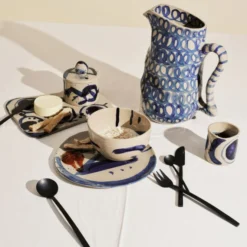Półmisek Sophia 23 Cm Beżowo-Niebieski Serax