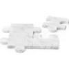 Podkładki Stonecut Puzzle Coasters Białe Tre Product