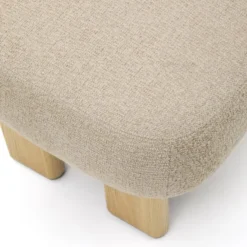 Podnóżek Nema Beżowy Kave Home