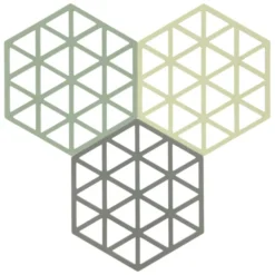 Podstawka Pod Gorące Naczynia Triangles 3 Szt. Zielona Zone Denmark