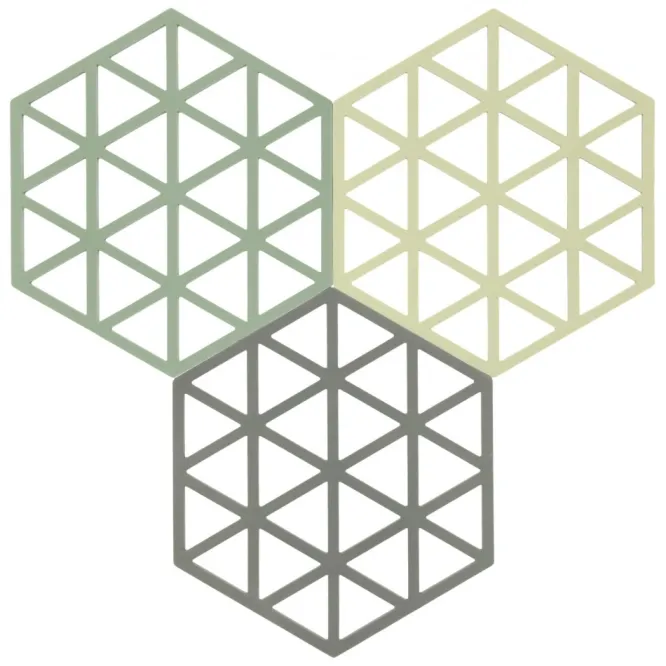 Podstawka Pod Gorące Naczynia Triangles 3 Szt. Zielona Zone Denmark