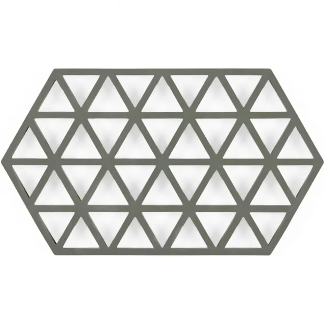 Podstawka Pod Gorące Naczynia Triangles 24 Cm Oliwkowa Zone Denmark