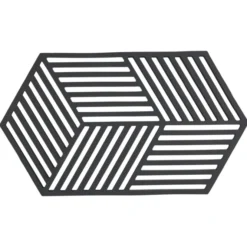 Podstawka Pod Gorące Naczynia Hexagon 24 Cm Czarna Zone Denmark