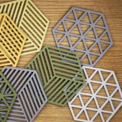 Podstawka Pod Gorące Naczynia Hexagon 24 Cm Czarna Zone Denmark