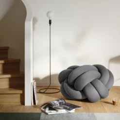 Poduszka Do Siedzenia Knot Xl Szara Design House Stockholm