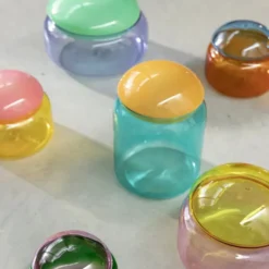 Pojemnik Do Przechowywania Puffy 8 Cm Zielony &K Amsterdam