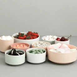 Pojemnik Geo 15 Cm Różowy Normann Copenhagen