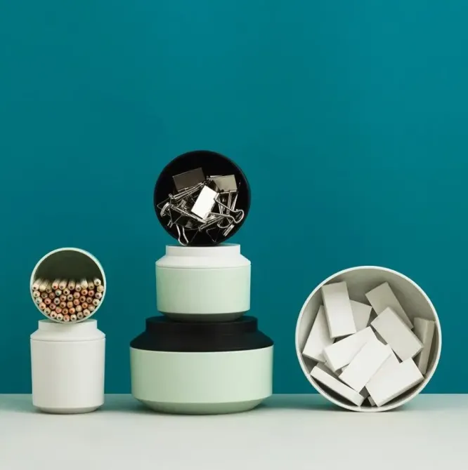 Pojemnik Geo 15 Cm Różowy Normann Copenhagen