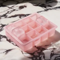 Pojemnik Na Lód Tray Różowy Hay