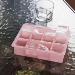Pojemnik Na Lód Tray Różowy Hay
